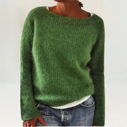 Women's Textured Knit Sweater – Long Sleeve