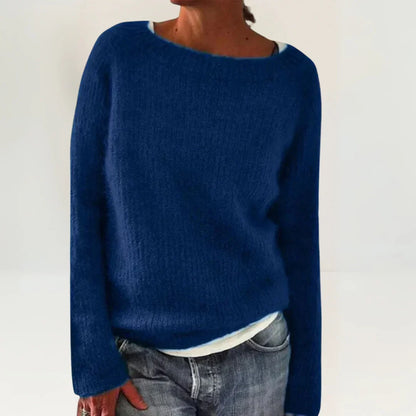 Women's Textured Knit Sweater – Long Sleeve