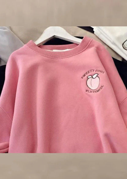 Women's Patchwork Sweatshirt – Crewneck Layered Print