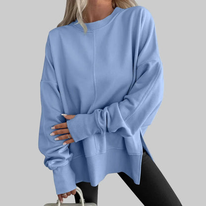 Women's Oversized Sweatshirt – Dropped Shoulder Crewneck