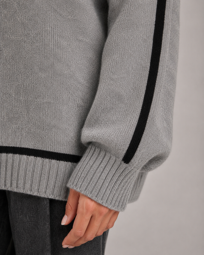 Women's Turtleneck Sweater - Oversized Soft Knit