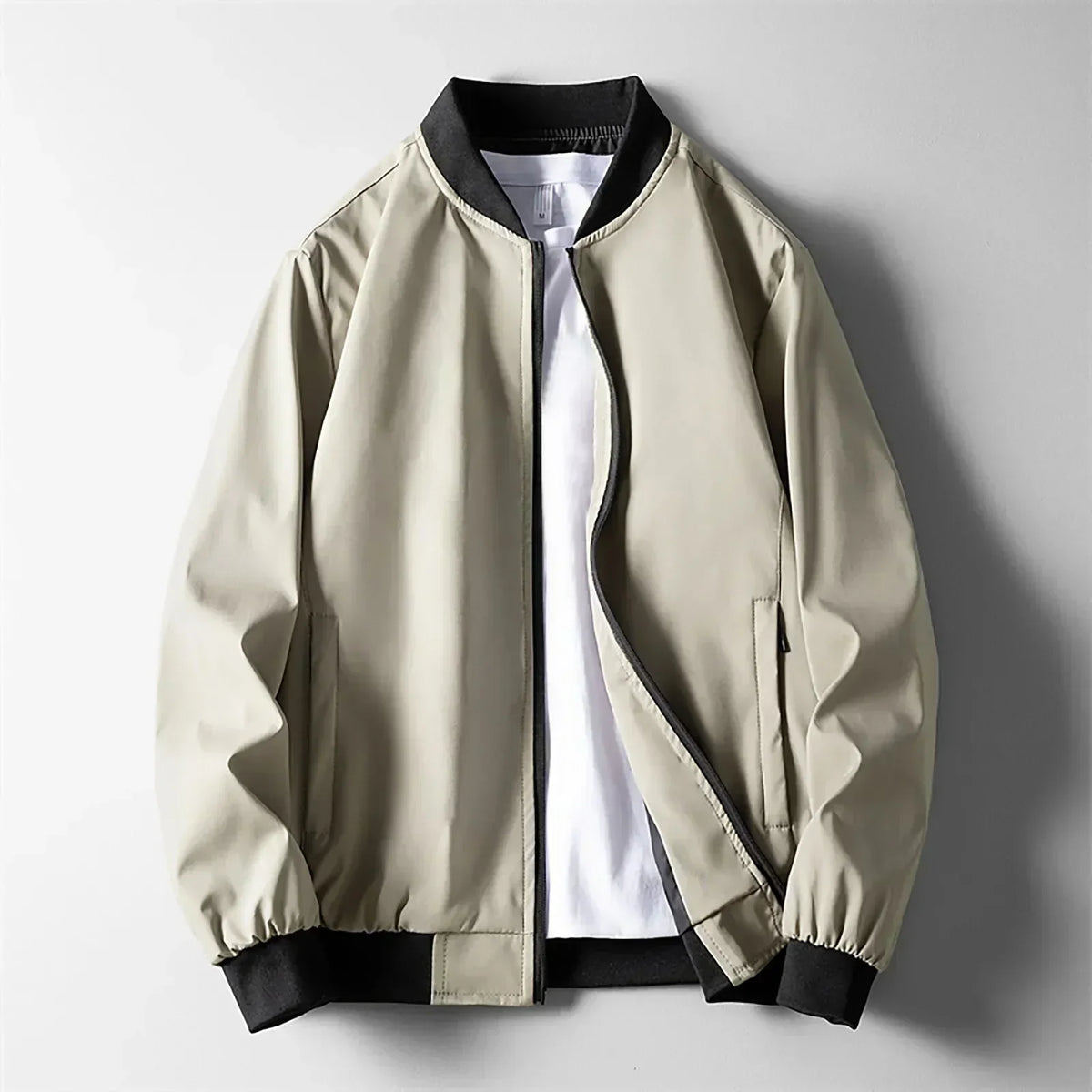Women's Varsity Jacket - Bomber Style Zip Up Letterman Jacket