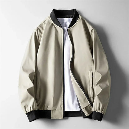 Women's Varsity Jacket - Bomber Style Zip Up Letterman Jacket