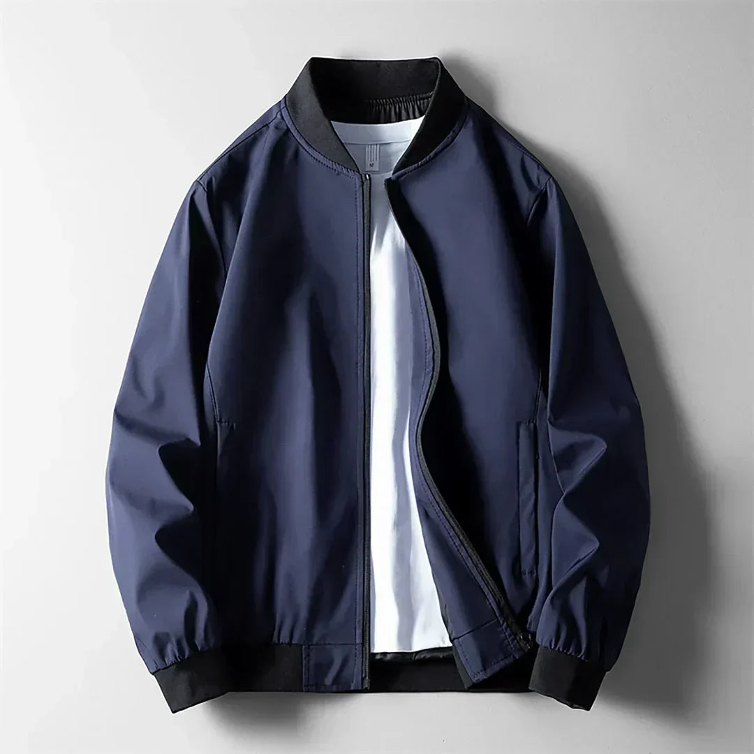 Women's Varsity Jacket - Bomber Style Zip Up Letterman Jacket