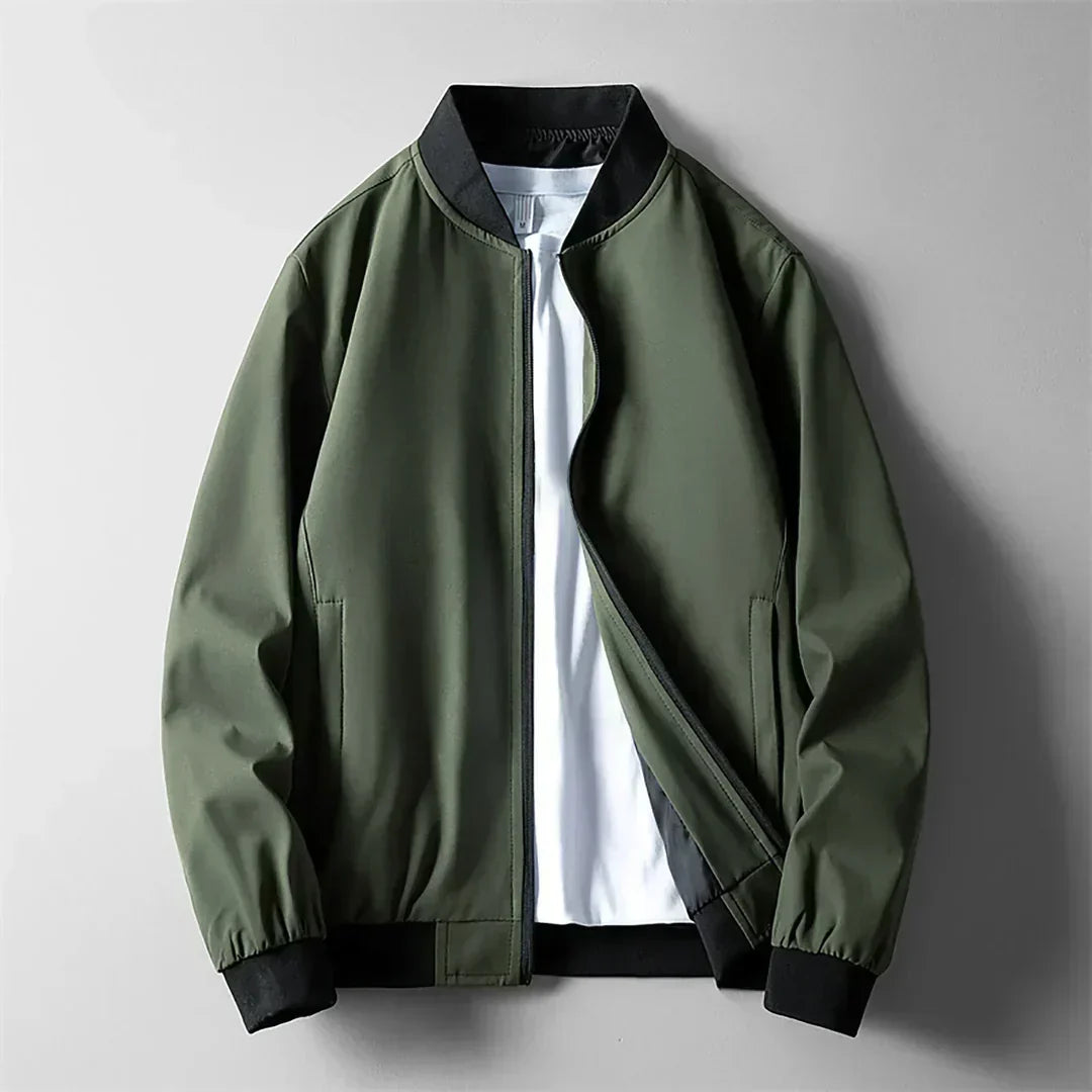 Women's Varsity Jacket - Bomber Style Zip Up Letterman Jacket