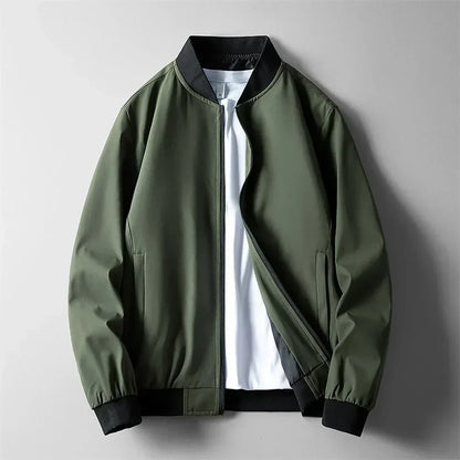 Women's Varsity Jacket - Bomber Style Zip Up Letterman Jacket