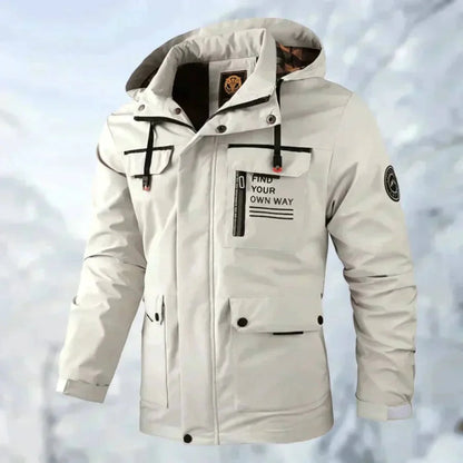 Women's Lined Hooded Jacket – Detachable Hood Zip-Up