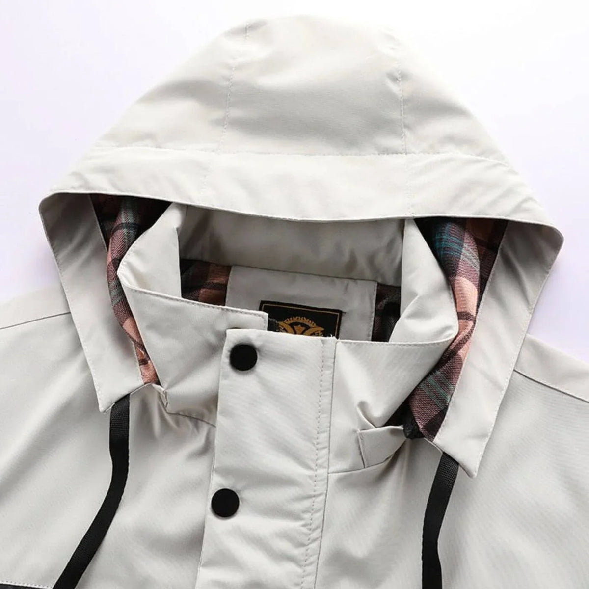 Women's Lined Hooded Jacket – Detachable Hood Zip-Up