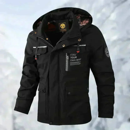 Women's Lined Hooded Jacket – Detachable Hood Zip-Up