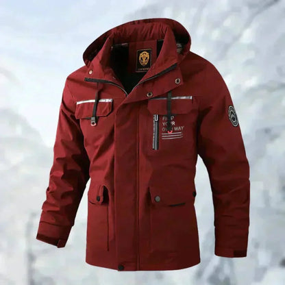 Women's Lined Hooded Jacket – Detachable Hood Zip-Up
