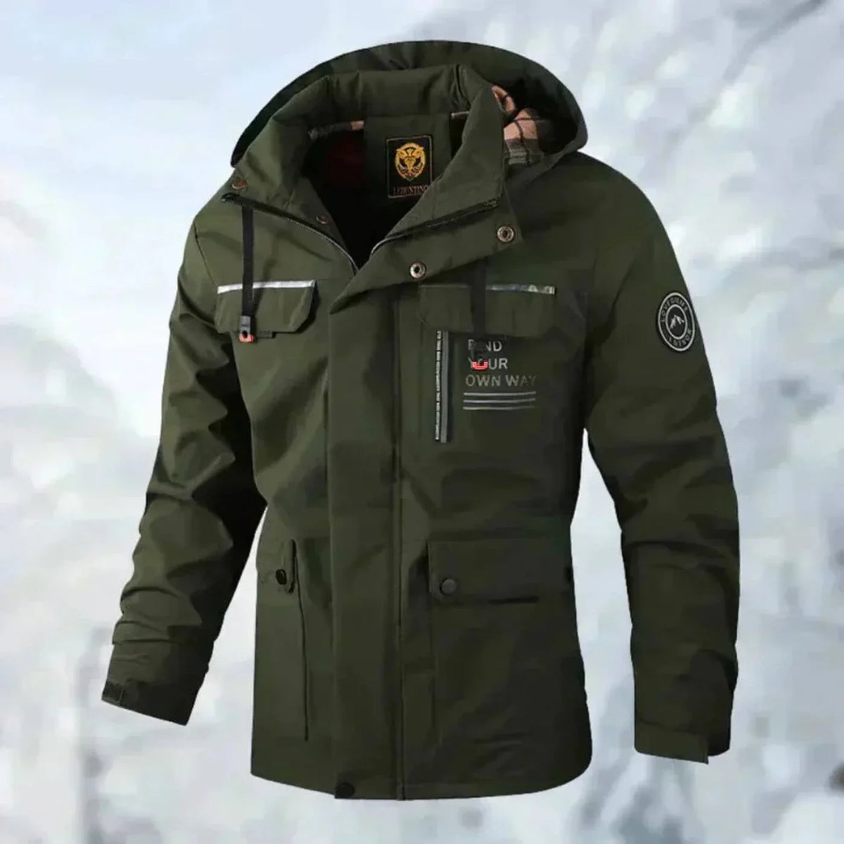 Women's Lined Hooded Jacket – Detachable Hood Zip-Up