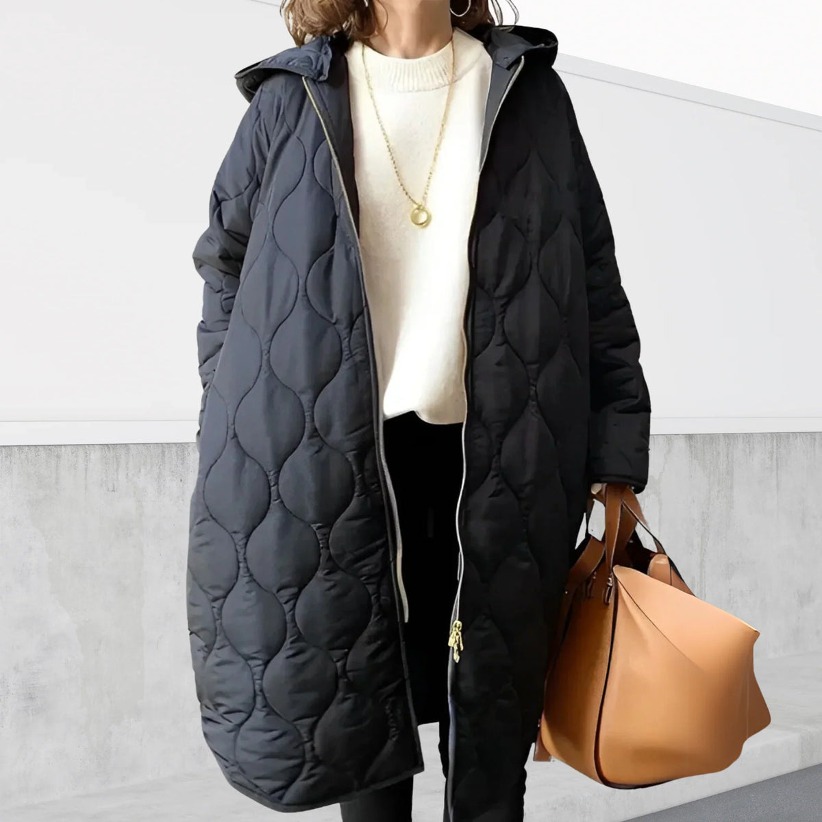 Women's Quilted Puffer Vest - Sleeveless Stand Collar
