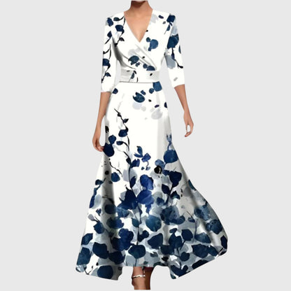 Saylor | Trendy Floral Summer Wrap Long Maxi Dress Women Fashion