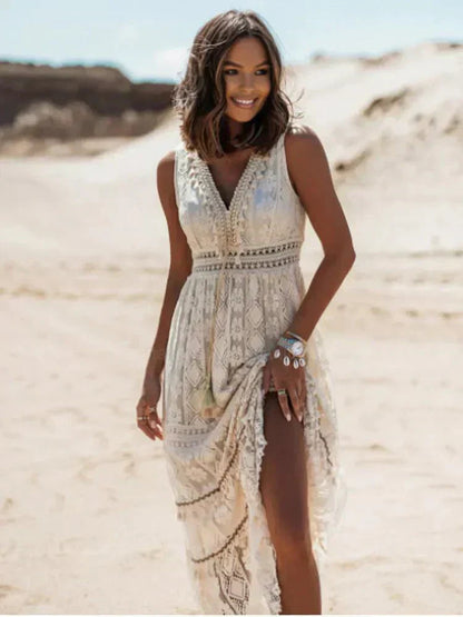 Keira | Relaxed Tiered Lace Summer Dress for All-Day Wearability