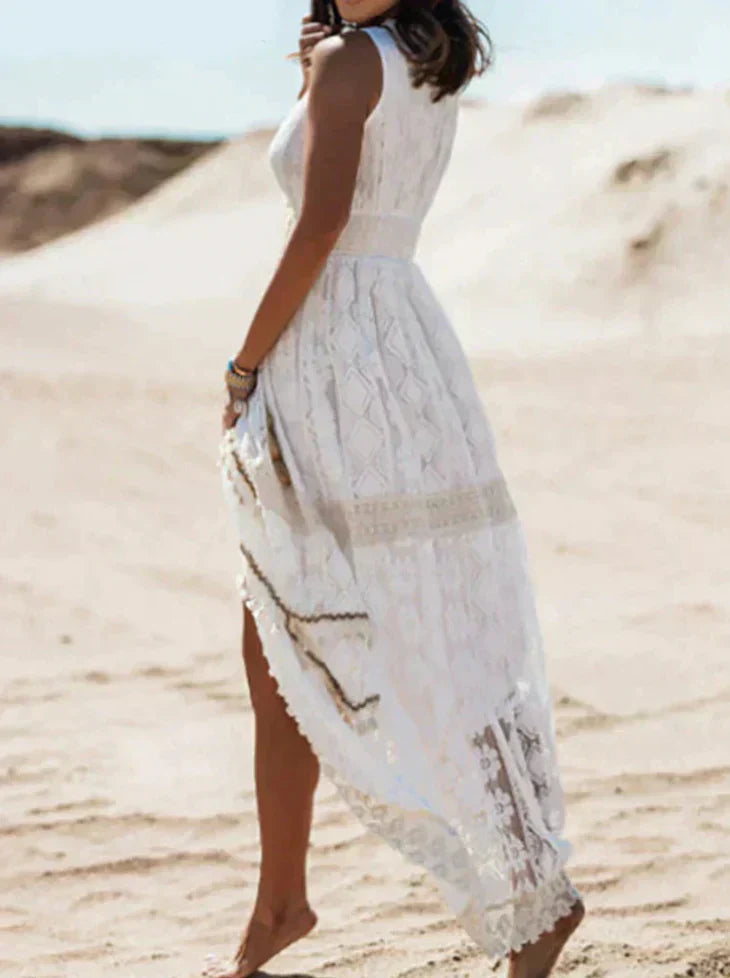 Keira | Relaxed Tiered Lace Summer Dress for All-Day Wearability