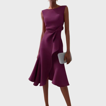 Wendy | Trendy Flattering Wrap Party Evening Dress for Special Occasions
