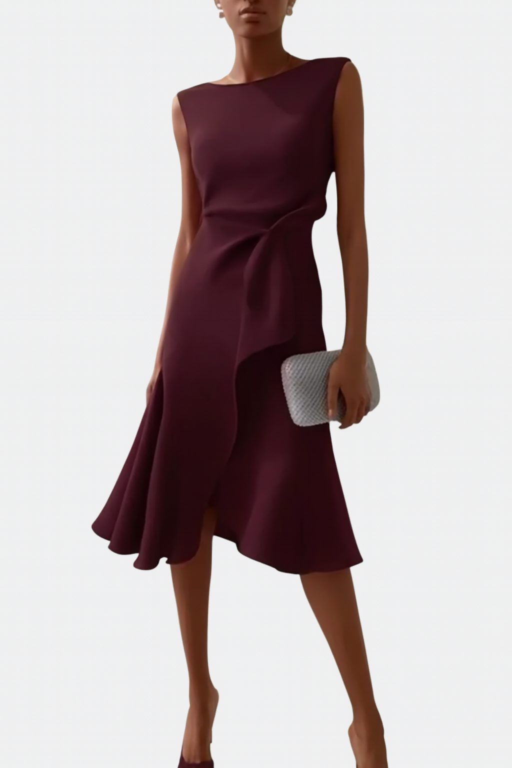 Wendy | Trendy Flattering Wrap Party Evening Dress for Special Occasions