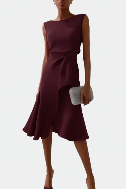 Wendy | Trendy Flattering Wrap Party Evening Dress for Special Occasions