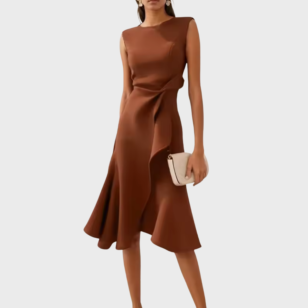Wendy | Trendy Flattering Wrap Party Evening Dress for Special Occasions