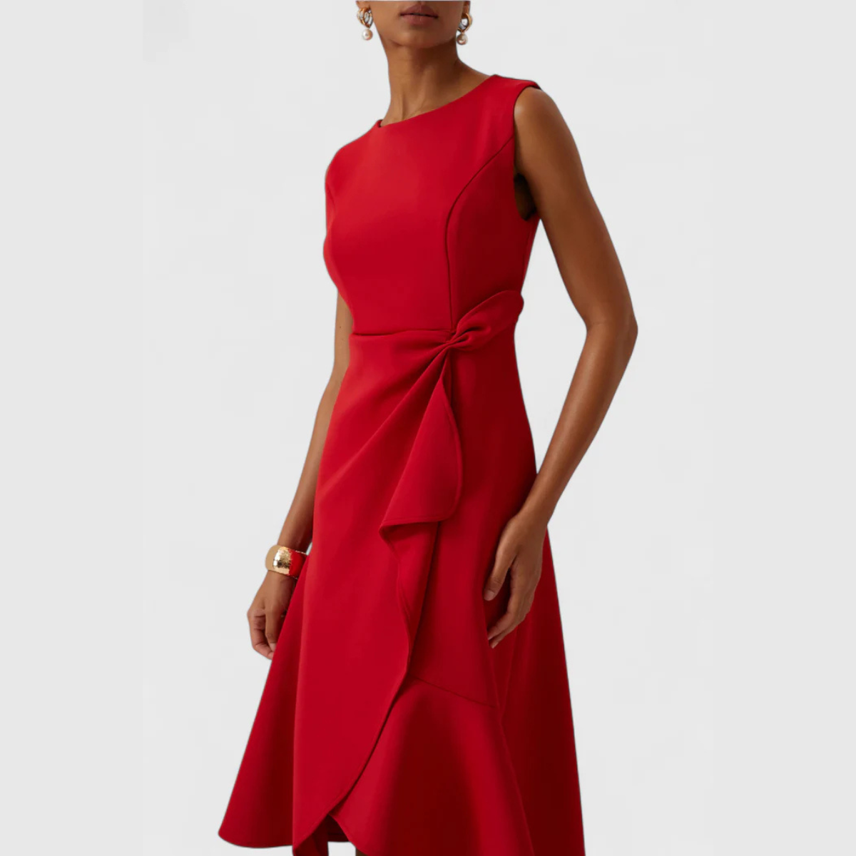 Wendy | Trendy Flattering Wrap Party Evening Dress for Special Occasions