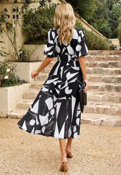 Xaviea | Festive Summer Floral Dress for Women