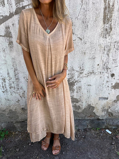 Zella | Breezy Sundress Midi Dress with Flattering Timeless Style