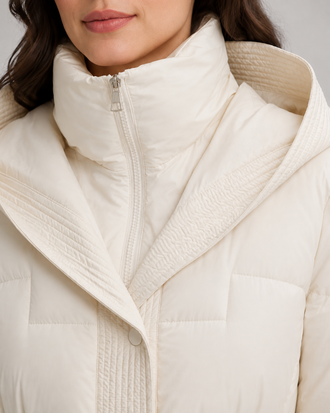 Women's Puffer Parka - Hooded Longline Belted Winter Coat