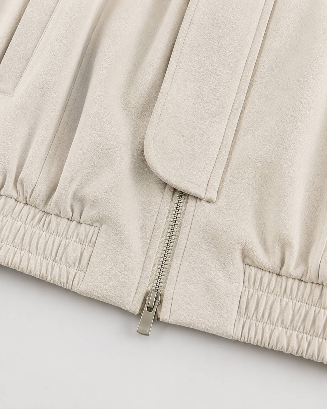 Women's Suede Barn Jacket - Cropped Casual Jacket