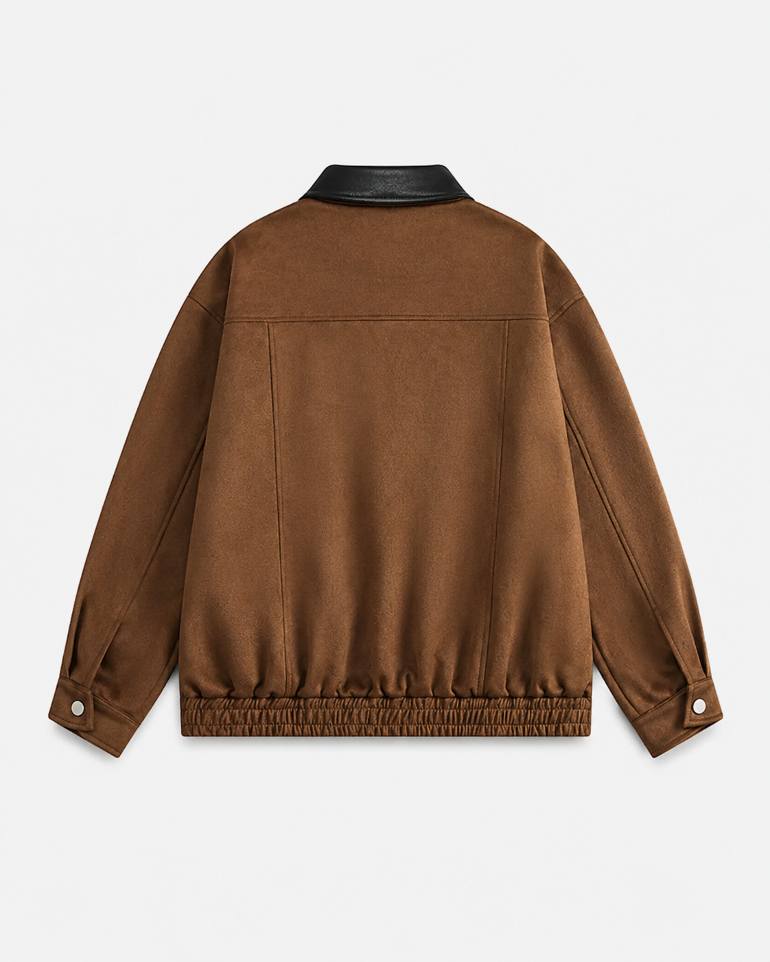 Women's Suede Barn Jacket - Cropped Casual Jacket