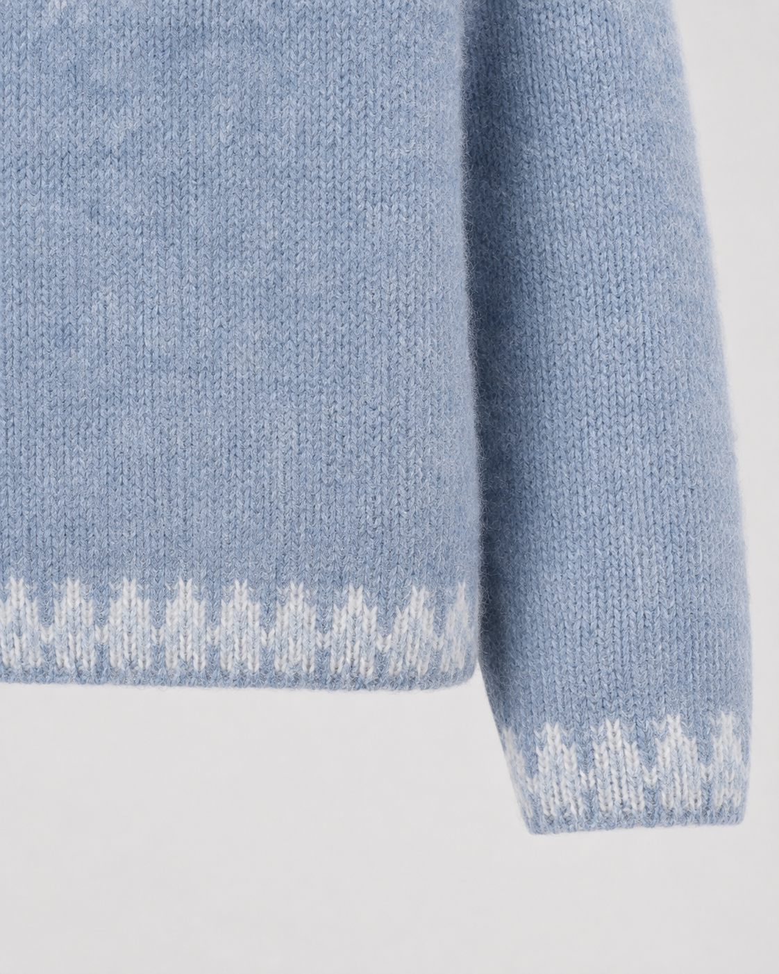 Women's Fair Isle Sweater - Crew Neck Knit