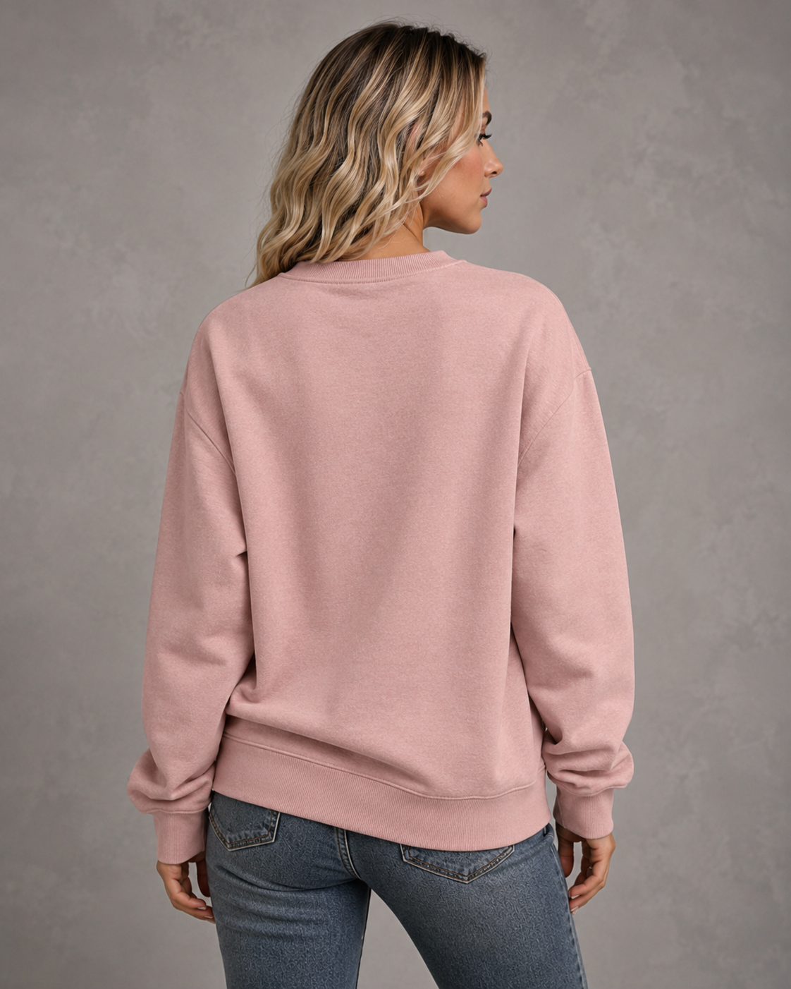 Women's Graphic Sweatshirt - Leopard Heart Drop Shoulder