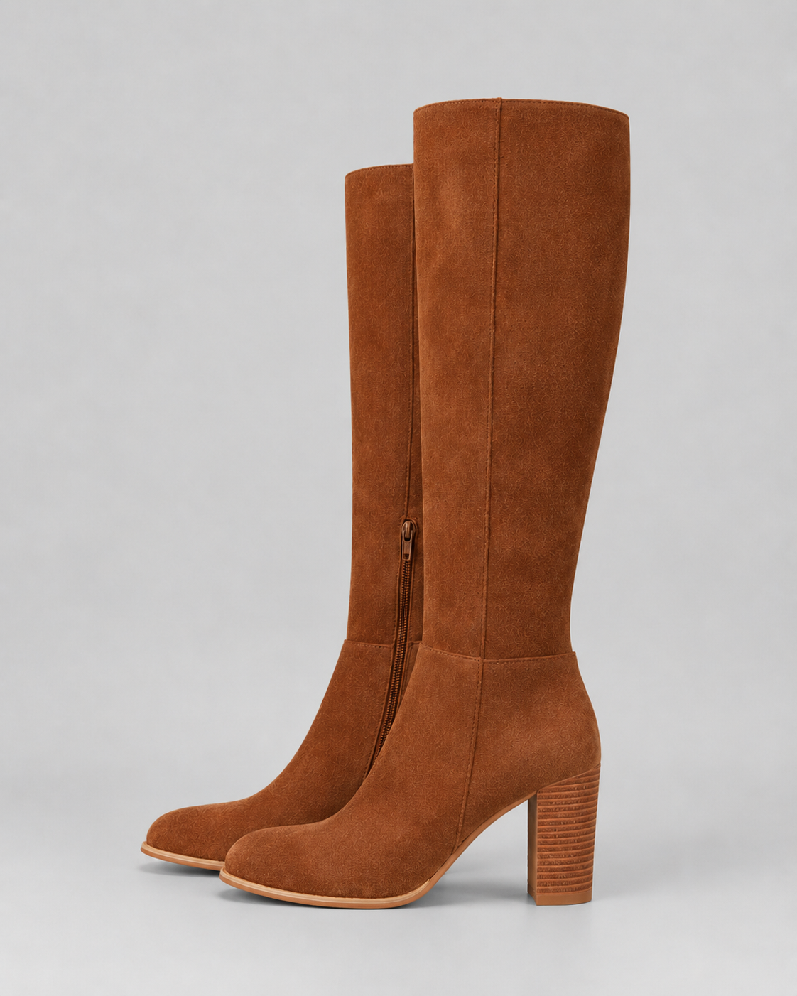 Women's Knee High Boots - Block Heel Tall Boots