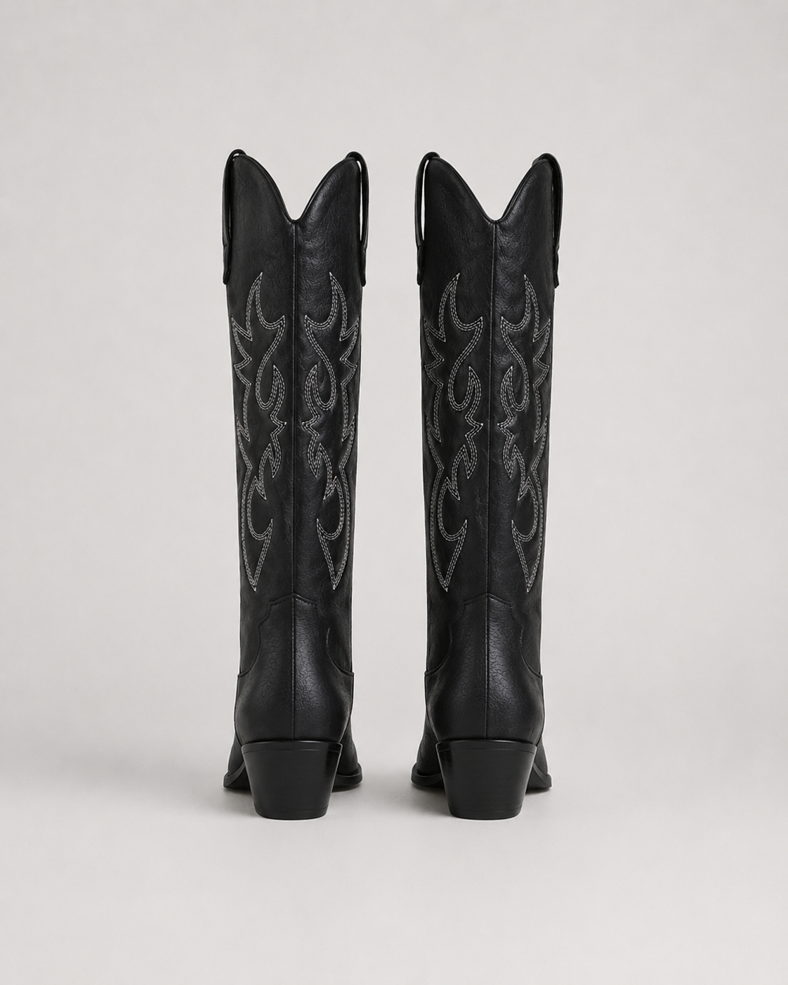 Women's Cowboy Boots - Knee High Embroidered Western Boots