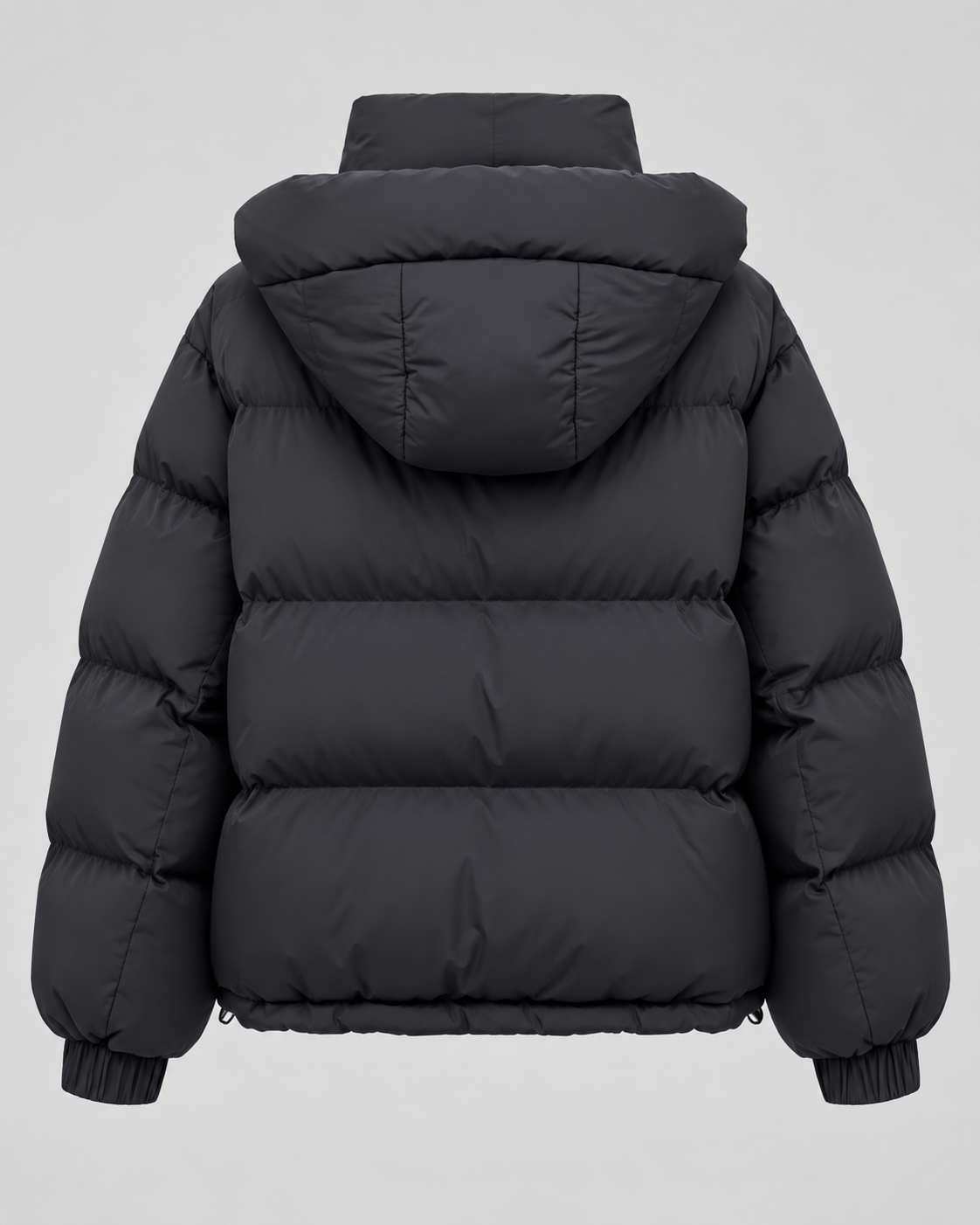 Women's Puffer Jacket - Oversized Hooded Zip Up Winter Coat