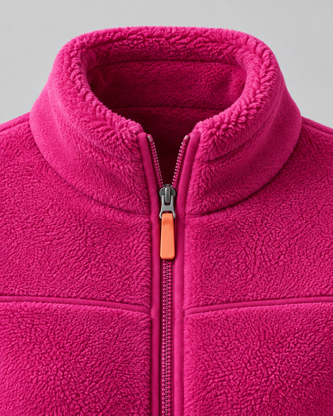 Women's Sherpa Fleece Jacket - Zip Up Winter Coat with Pockets