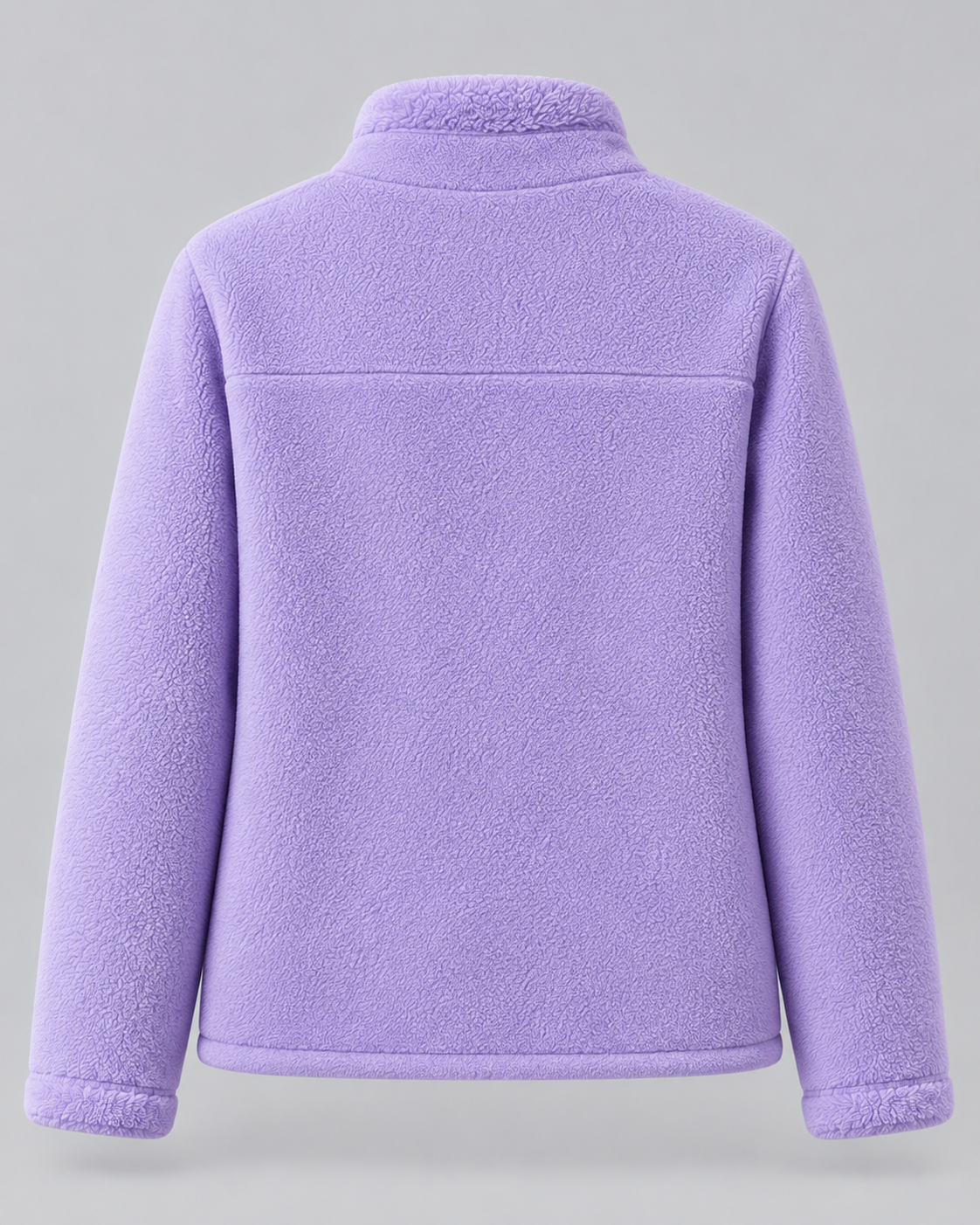 Women's Sherpa Fleece Jacket - Zip Up Winter Coat with Pockets