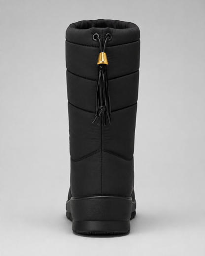 Women's Snow Boots - Quilted Padded Mid Calf Boots