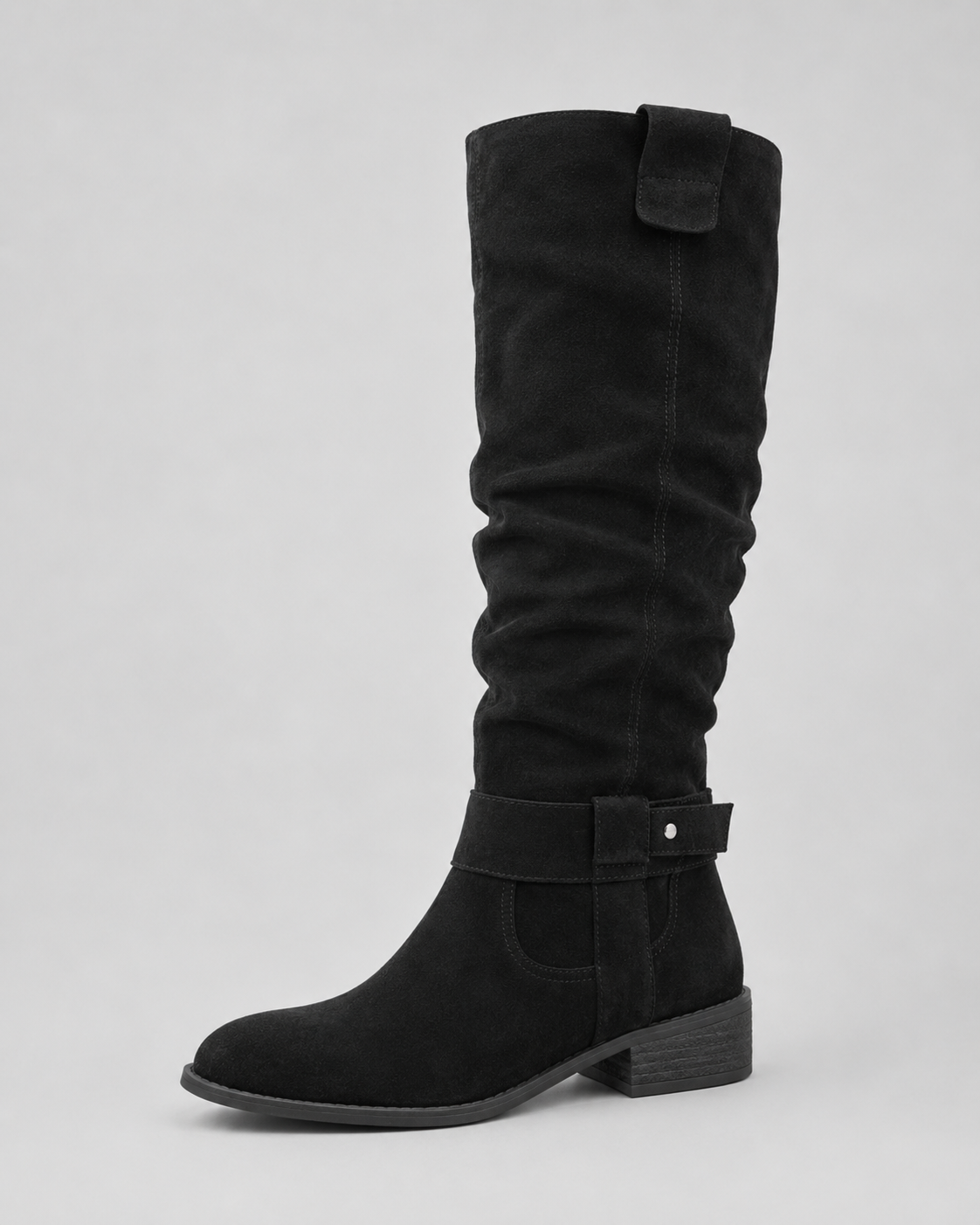 Women's Suede Knee High Boots - Tall Winter Boots