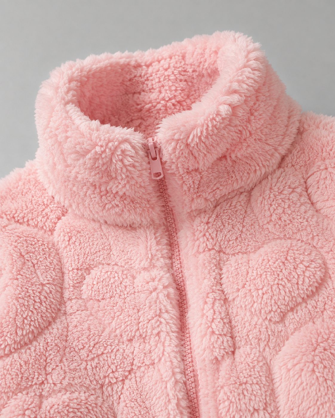 Women's Teddy Fleece Jacket - Full Zip Winter Jacket