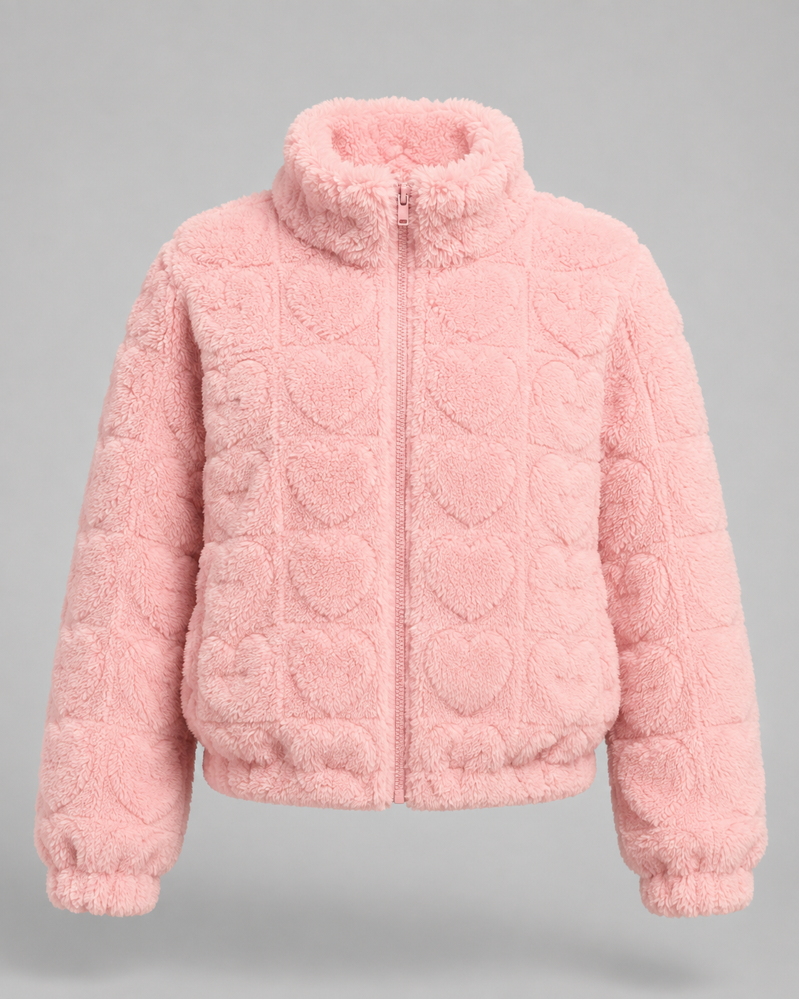 Women's Teddy Fleece Jacket - Full Zip Winter Jacket