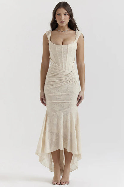 Zoralise | Floral Wedding Guest Dress with Elegant Feminine Style