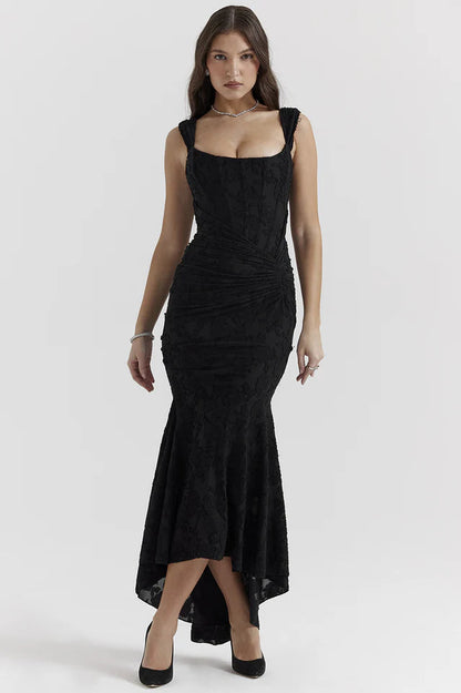 Zoralise | Floral Wedding Guest Dress with Elegant Feminine Style